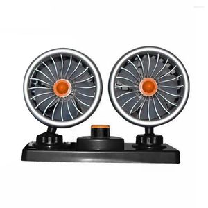 Interior Decorations Dual Head Mini 12V/24V Car Seat Clip Cooling Fan 360 Rotating Strong Wind Air Cooler Exhaust Heat Sink Fans Wire