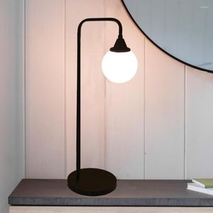 Table Lamps Lamplo Post Modern Glass Globe Desk Lamp Led Minimalism Decor Study Room Light Creative Personality