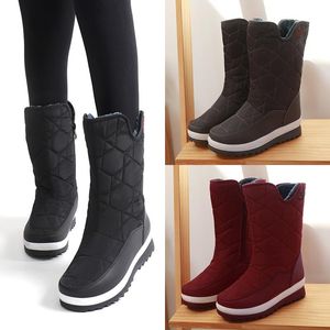 Waterproof the in Boots of 2023 Antiskid Warm Women Fashion Thigh High Flat Shoes for 661