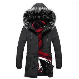 Men's Down Design Nice High Quality Long Winter Men Jacket With Fur Hood Clothing Casual Jackets Thickening Parkas Male Coat 3XL