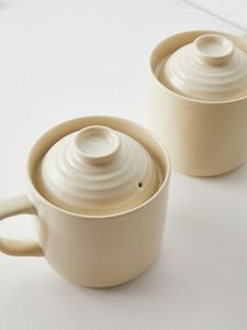 ボウルズ電子レンジ蒸しライスカップ日本のセラミック煮込み食器家庭用高温抵抗
