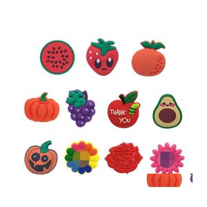 Ímãs de geladeira adesivos magnéticos Fruit Fruit Pumpkin Pattern Registro MES Lembre