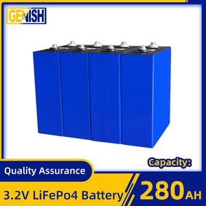 16/32PCS 3.2V LifePo4 280Ah Battery Lithium Iron Phosphate Rechargeable Batteri Pack Deep Cycle For 24V 48V Marine RV Boat Cells