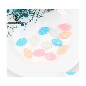 Charms Fashion Hamsa Hand Resin Charm For Necklace Bracelet Pink Blue White Orange Color Pendant Diy Jewelry Making Drop Delivery Fi Dhara