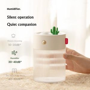 Umidificador de ar sem fio USB Aromaterapia portátil difusor de óleo essencial com lâmpada LED 650ml Caminheiro de névoa ultrassônica carregável