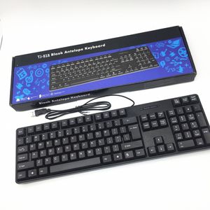 USB Wired Keyboards Compact Thin Office Keyboard For Desktop PC Laptops Computer Notebook