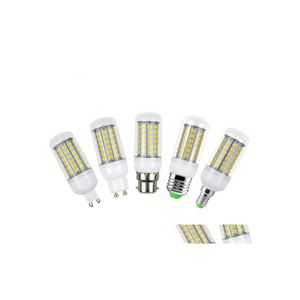 مصابيح LED SMD5730 Light BBS GU10 E27 E14 B22 G9 أضواء الذرة 7W 12W 15W 18W SPOT 360 درجة AC 85265V إضاءة التسليم OTBS0