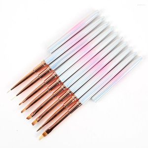 Nail Brushes Professional Brush Manicure Painting Drawing Polish Art UV Gel Extension Pen