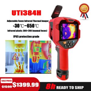 UNI-T UTI384H赤外線熱イメージャー高解像度マニュアルフォーカスインテリジェント384288ピクセル。 -30〜650温度測定