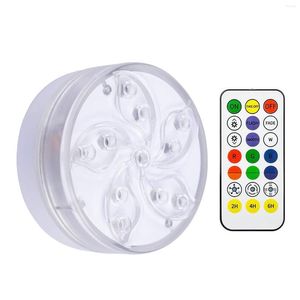 Submersible LED Lights Remote Control Light For Pools RGB Color Changing With Magnet Underwater Pool