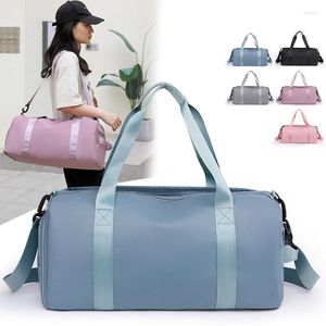 Bolsas ao ar livre Moda Bolsa de ioga de grande capacidade para fêmea Bola de tecido Oxford Feminino Multifuncional Viagem xa46b