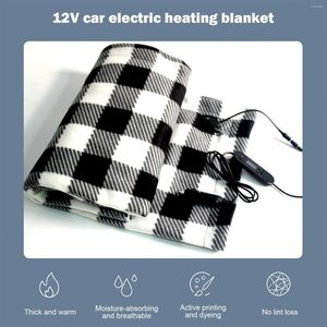 Acessórios para interiores portátil Coloque de carro elétrico 12V Aquecimento de lã aquecido Timer de temperatura constante para acampamento de viagens de inverno
