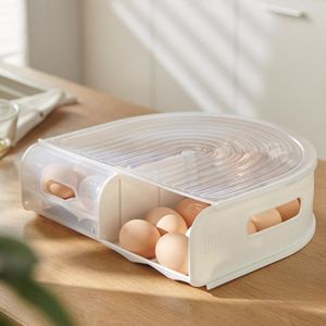 Бутылки для хранения антиболочные материалы PP Материал холодильник Дизайн для ящика яиц ящика для дома для дома