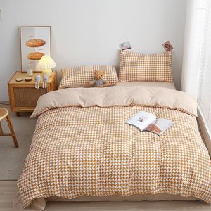 Bedding Conjuns 5 Tamanho disponível! Camas de impressão laranja de cães de impressão de laranja Conjunto de 1 PCS Duvetcover lençol 1/2pcs travesseiros M017