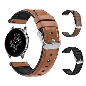 Watch Bands Silicone Leather Band For Oneplus Metal Buckle Strap Smart Replacement Bracelet Watchband 20 22mm Correa