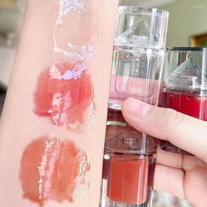 Lip Gloss Ice Mountain Crystal Jelly Glaze Transparent Liquid Waterproof Lipstick Moisturizing Oil Lips Glass Cosme