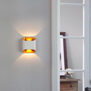 Wall Lamp Outdoor Light IP65 Waterproof Simple Sconce Up And Down 2-Way Illumination Antirust COB For Room Balcony Vanity Decor
