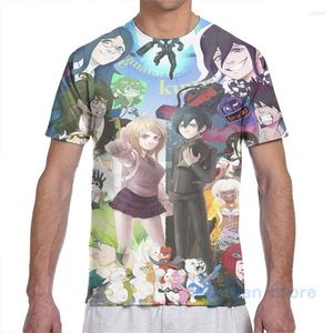 メンズTシャツダンガンロンパV3メンズTシャツの女性全員プリントファッションガールシャツボーイトップティートシャブTシャツ