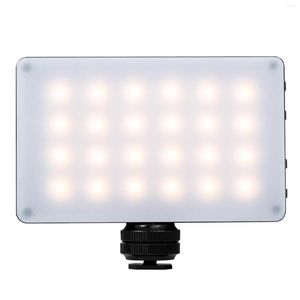 Flash Heads Viltrox RB08 LED Video Işık Mini Cep Kamera Panelinde Soğuk Ayakkabı Montajı DSLR Kamerası için Bi-Rolor 2500K-8500K