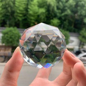 Люстр Crystal 60 мм Suncatcher Glass Art Art Ball Barked Prism Parm Paperweight Centerpee Centre Po Home