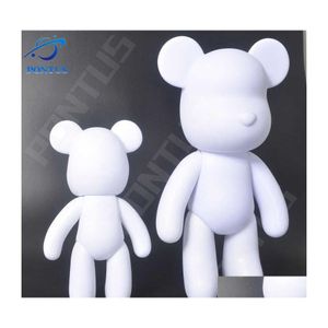 Novel Games Fluid Bear Scpture Handgjorda målningsvåldsmodell Diy Doll Parentchild Toy Bearbrick Home Room Decor Drop Delivery T DHJPL