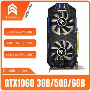 Original chip computer graphics card GTX1060 6GB 3GB 192BIT 5GB 160BIT PCI-E 16X video card PC desktop game VGA card for NVIDIA