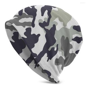 Basker svartvit camo stickad beanie hatt sport säkring cap jakt America kamouflage amerikansk militär USA fiske flagga