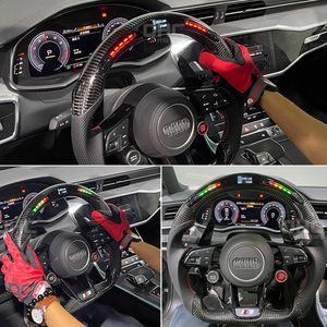 Driving Wheels LED Racing Steering Wheel Compatible For Audi R8 WY Car Styling Auto Part