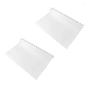 TABELA MATS 2PCS PRÁTICOS DA GAVELA PRÁTICA PLATA DE LASTEMENTO DO GABELO DE VAIO (TRANSPARENTE)