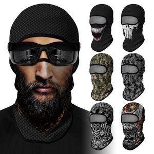 Bandanas aquaman camuflagem veneno seda arngear masculino de motocicleta de vento masculina protetora solar face full 3d máscara de pilota