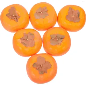 Party Decoration Model Persimmon Fake Fruits Fruit Prop Artificial Props Decor Restaurang Showcase Imitation Decorative