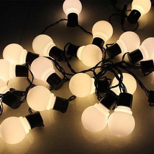 Strings 10M Home Decor IP44 Lampada da fata impermeabile Hanging Party Warm White Connectable LED Bulb String Indoor Outdoor Holiday Romantic