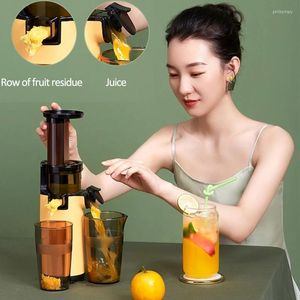 과 Juicers Juicer 가정용 미니 느린 전도적으로 전도적으로 작은 다기능 잔류 물 주스 주스 분리 과일 튀김 기계