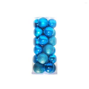 Noel Dekorasyonları 24 PCS 4cm 6cm 8cm Modern Parlak Ağaç Top Baubles Partisi Düğün Asma Süs Dekorasyon Malzemeleri