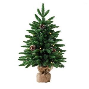 Christmas Decorations Convenient Mini Tree Fine Workmanship Decorative Long Lasting Pography Props Artificial Pine