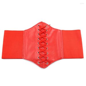 Cinture 1Piece Elastico in vita Cincher Corsetti sexy Bustier Corsetto Largo cinturino in pelle per corpo dimagrante per le donne