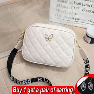 Evening Bags Fashion Butterfly Diamond Shoulder Bag For Women Small Square Brands Designer Crossbody Shopping Phone Purse