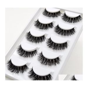 False Eyelashes Viso 5Pairs/Box Fur Friendly Styles Mink Lashes Crisscross Thick High Volume K01 Drop Delivery Health Beauty Makeup E Dhxvj