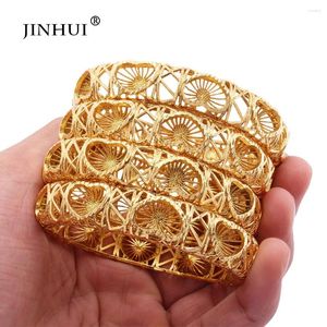 Bangle Gold Plated Couple Custom Accessories Thick Bracelet Bangles Wholesale Wedding Bracelets Womens Jewelry For Women