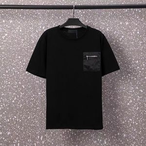 T-shirts Mens Shirt Designer Tees Luxo Summer Round Neck Sleeves Outdoor respirável Geometory Printing Tshirt