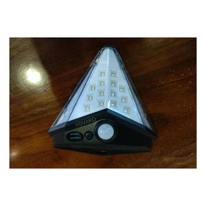 Solar Street Light Yovako LED Outdoor Motion czujnik Zamieszkany panel do 15,3 IN2 i 3 tryby z wodoodpornym szerokim kątem IP65
