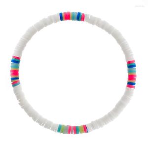 Strand misadas fios femininos bracelets combinação de moda colorido polymer argila joias de pulso boho bracelete presente para amigas casal