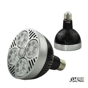 LED ampuller par30 35w spot ışığı par 30 bb ışık e27 indooor yüksek güç lambası siyah beyaz gövde 85v265v damla dağıtım ışıkları aydınlatma BBS otgh3