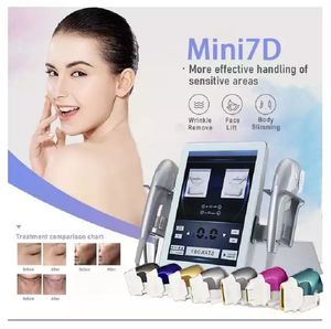 2023 2 IN 1 High Flow Oxygen Machine Portable 7D HIFU Skin Lifting Wrinkle Remove Body Slimming Machine Equipments