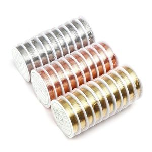 Novelty Items 30 Rolls Jewelry Wire For Making 18 Gauge Craft Copper Supplies And