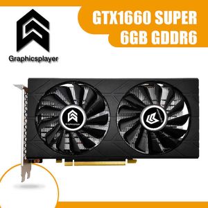 بطاقة رسومات الكمبيوتر GTX1660 Super 6GB 192bit 6144MB Placa de Video Card VGA لـ NVIDIA GTX لألعاب الكمبيوتر