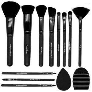 Makeup Brushes 11Pcs Soft Fluffy Set For Cosmetics Foundation Blush Powder Eyeshadow Kabuki Blending Brush Beauty Tool