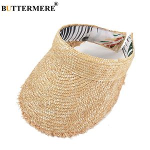 Breda brimhattar Buttermere Visor Sun Caps Women Straw Tom Top Ladies Beach Designer Brand Casual Outdoor Hat