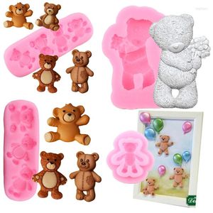 Silicone Bear teddy bear cake mould for DIY Animal Sugarcraft - Perfect for Fondant, Cake Decorating, Chocolate, Cupcake Topper Molds