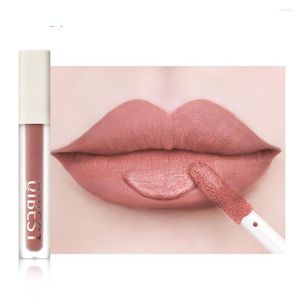 Lip Gloss Heallor Matte impermeabilizado 12 cores Mini lábios maquiagem de veludo nude lipgloss liquidagem líquido de longa duração batom líquido